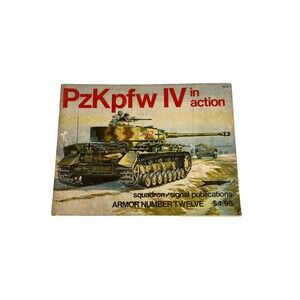 PzKpfw IV in Action - Armor No. 12 Paperback by Bruce Culver Military Tanks War